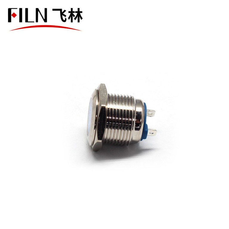 stainless steel indicator ligjt 16MM 12V LED Good Price Switch with Red Indicator Light