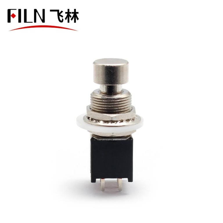 2pdt switch 6pin 2PDT  Small Foot  Guitar PUSH BUTTON  Switch