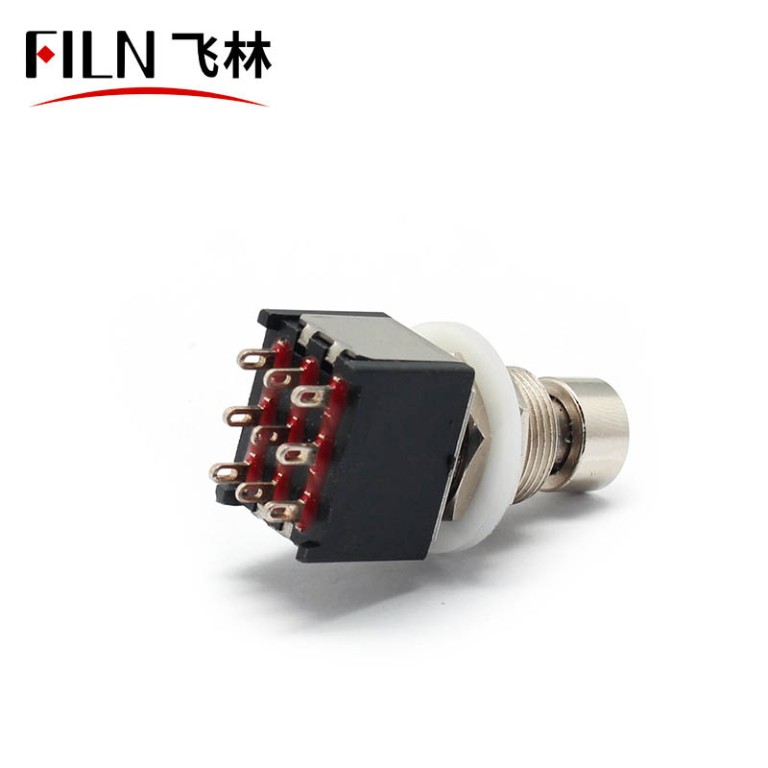 9pin foot switch 3PDT 9Pin Latching Foot Switch Small Guitar Switch