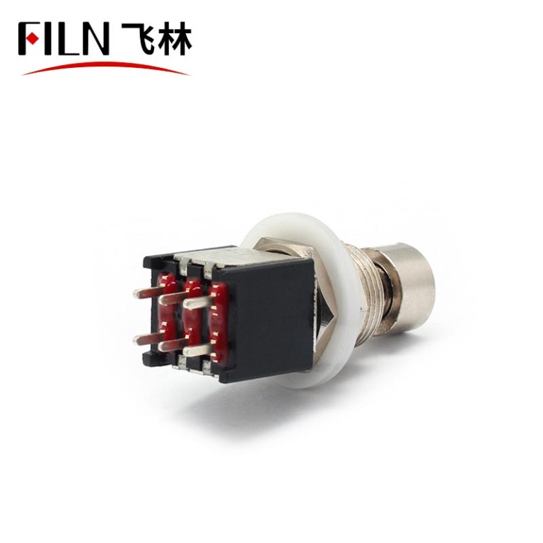 small foot guitar push button switch 6pin 2PDT  Small Foot  Guitar PUSH BUTTON  Switch