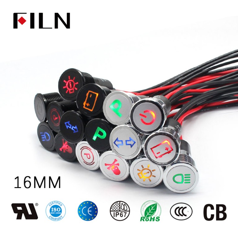 防水表示灯-FILN LED 各種シンボル表示灯