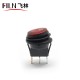 3 Way 12 Volt Red LED Round illuminated Red Power Switch