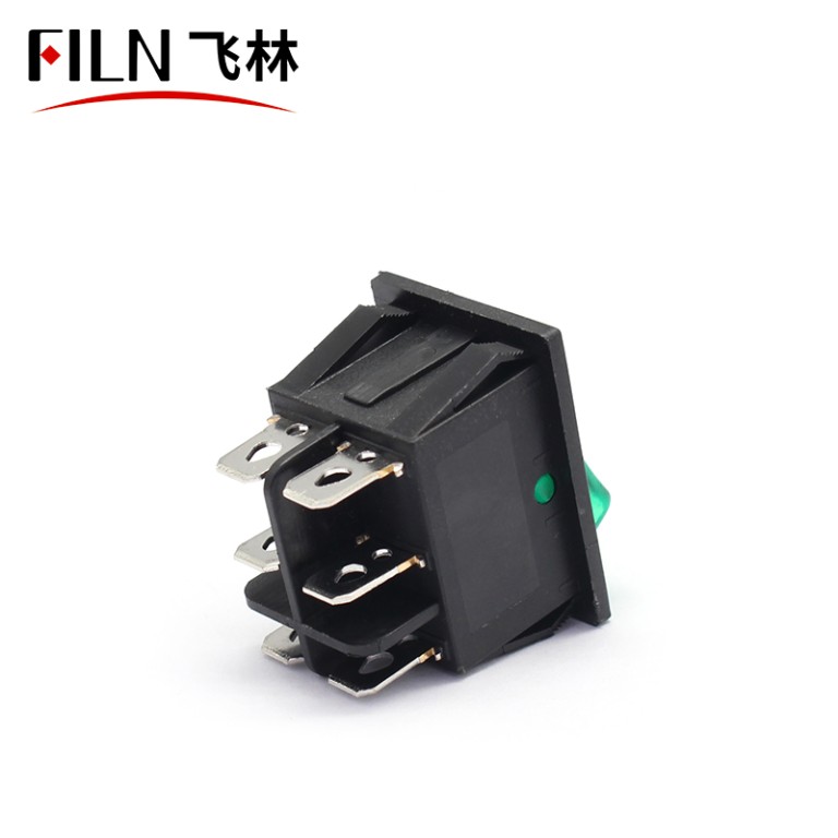 Filn KCD4 On Off 15A 12 Volt Interruttore a bilanciere a 2 vie