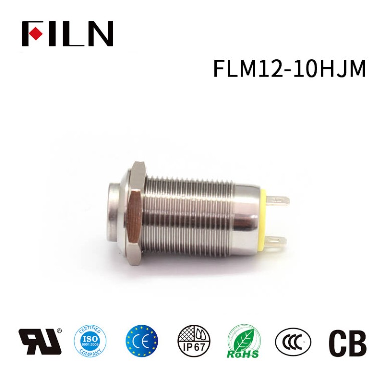 FILN Mini 12MM 2PINモーメンタリプッシュボタンマシンスイッチ