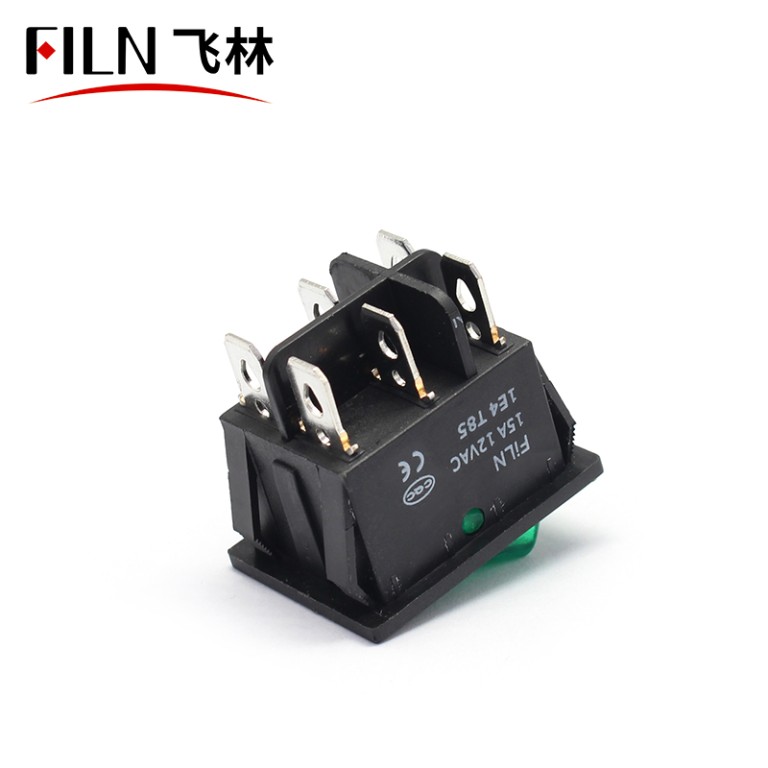 FILN 2 way rocker switch Filn KCD4 On Off 15A 12 Volt 2 Way Rocker Switch