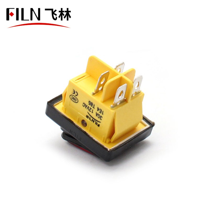 12V autozone rocker switch Filn 4 Pins 30A 12V Momentary Autozone Rocker Switch