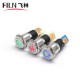 FILN 14mm Silver Black Bicycle Metal Indicator Light Symbol Indicator