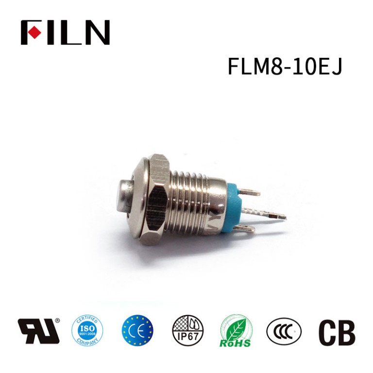 miniature panel mount push button switches 8MM Small Push Button Switch Momentary Switch With Light