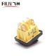 3 Way Rocker Switch 110V 15A Yellow LED ON OFF ON Momentary