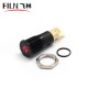 FILN 14mm Silver Black Bicycle Metal Indicator Light Symbol Indicator