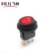 3 Way 12 Volt Red LED Round illuminated Red Power Switch