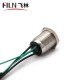 16MM 12V Green LED Metal Push Button Switch Panel