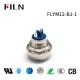 FILN 12MM 순간 금속 원형 푸시 버튼 스위치