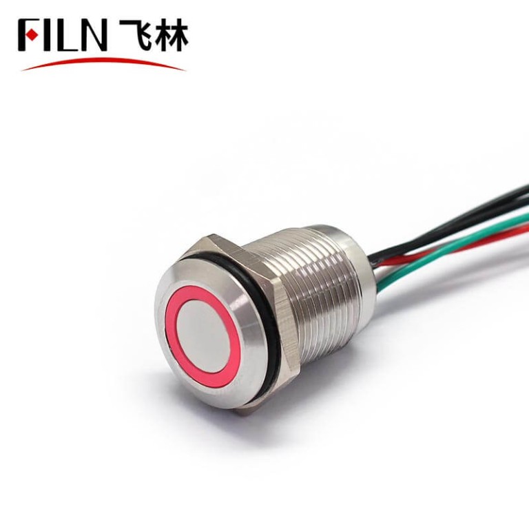 Double Push Button Switch 16MM 12V Red Green