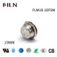 Flat Head Short Type Metal Switch 19MM LED Color