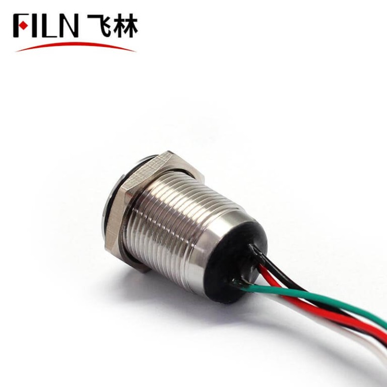 Double Push Button Switch 16MM 12V Red Green