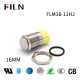 5PIN 16MM Stainless Steel Flat Style Push Button Momentary