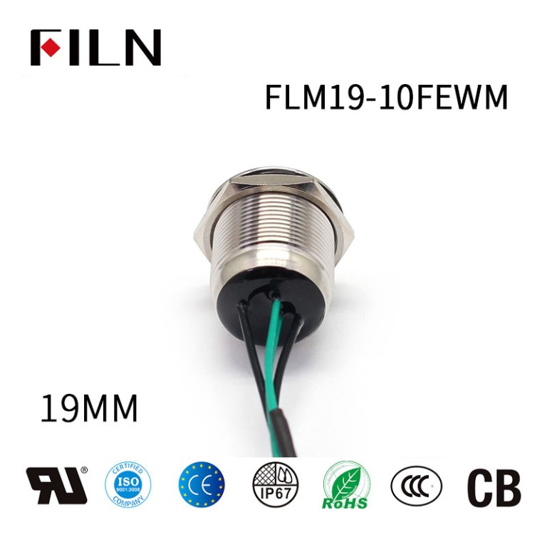 IP67-marine-push-button-switch 19MM Waterproof IP67 12V Red Marine Push Button Switch