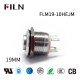 19mm illuminated 24V push button switch stainless steel 4pin