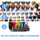 Three Categories of ON OFF Switch: Switch Push Button ON OFF 19MM 5PIN Metal