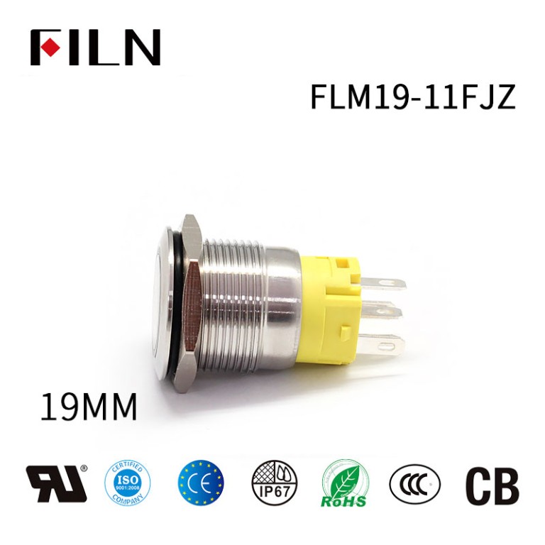 Push On Off Switch Three Categories of ON OFF Switch: Switch Push Button ON OFF 19MM 5PIN Metal