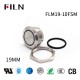 Flat Head Short Type Metal Switch 19MM LED Color