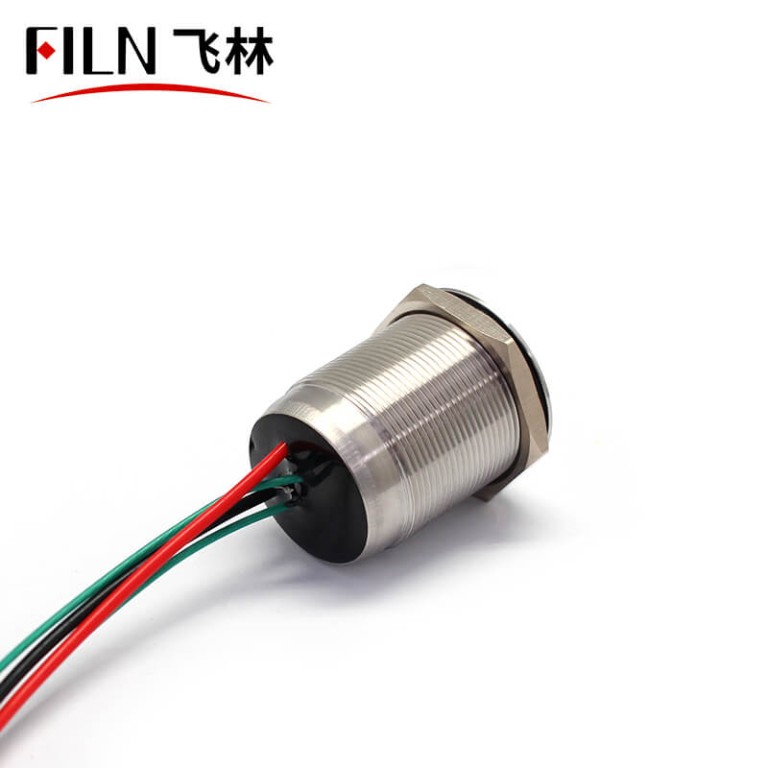 25MM 10A 24V Waterproof Metal Push Button Switch