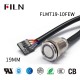 New 19mm Touch Button Switch With Wire Waterproof Metal Push Button Switch