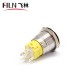 19MM Flat Head Terminal Pin Concave Momentary Push Button Switch