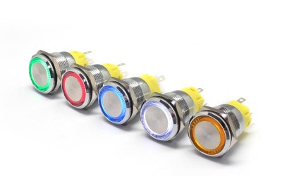 AMAZING NEW 19mm PUSH BUTTON SWITCH