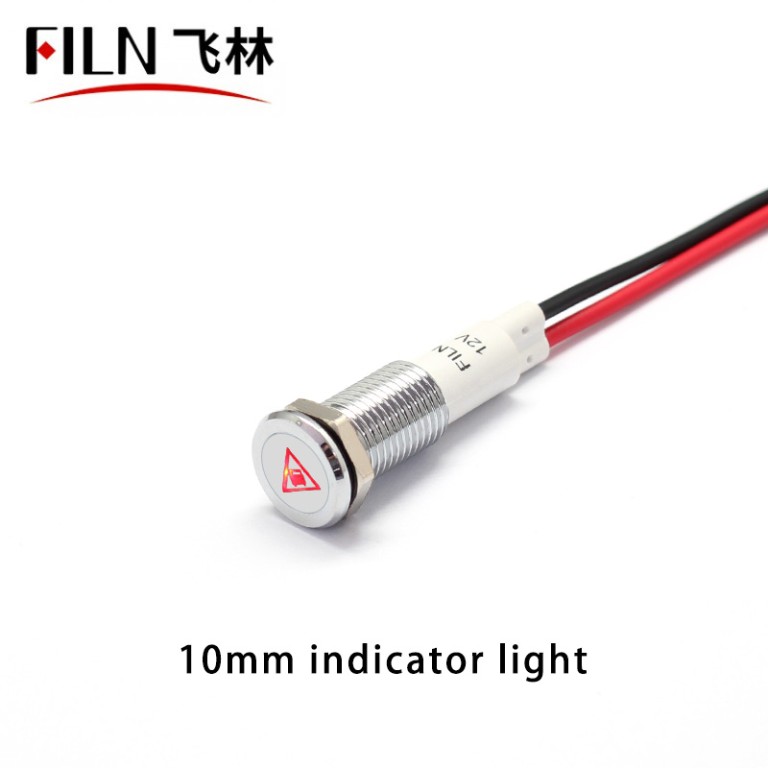 Front Fog Light Indicator Imported Automobile Distance Warning Indicator Light 12V Red