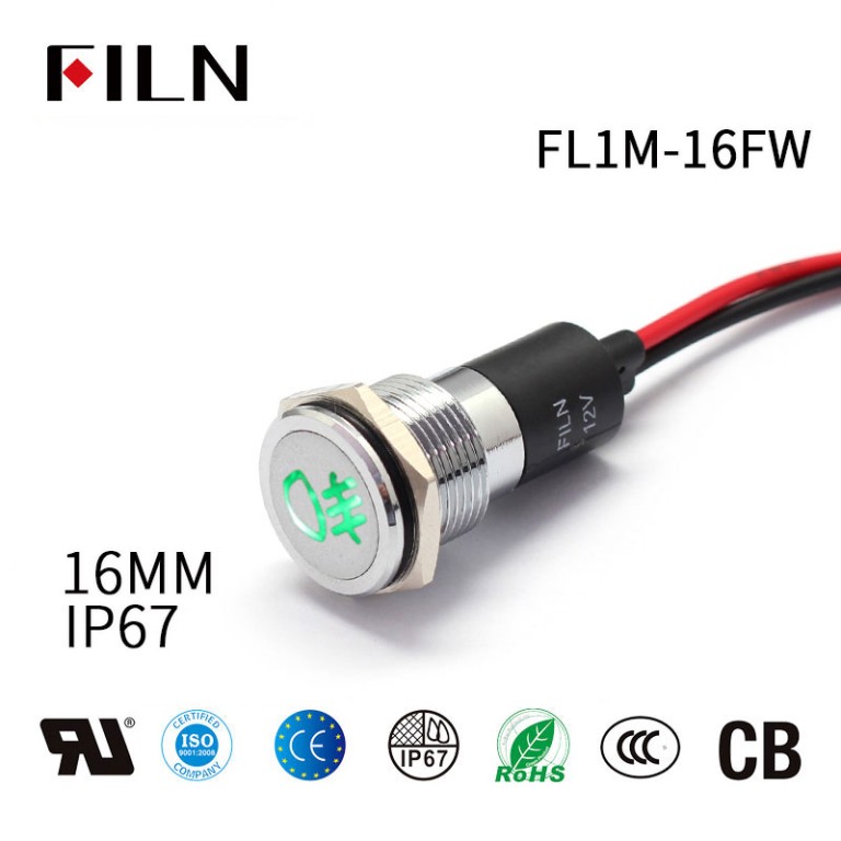 green-Fog-light-indicator IP67 Fog Light Indicator Green Fog Lights On The Car