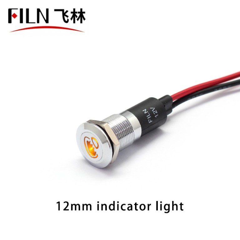12V ECO Driving Indicator Light ECO Driving Indicator Light Rain-Light Sensor Symbol Indicator Light LED IP67