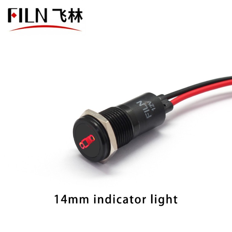 Luz indicadora del amortiguador de suspensión IP67 Perlas de lámpara LED rojas