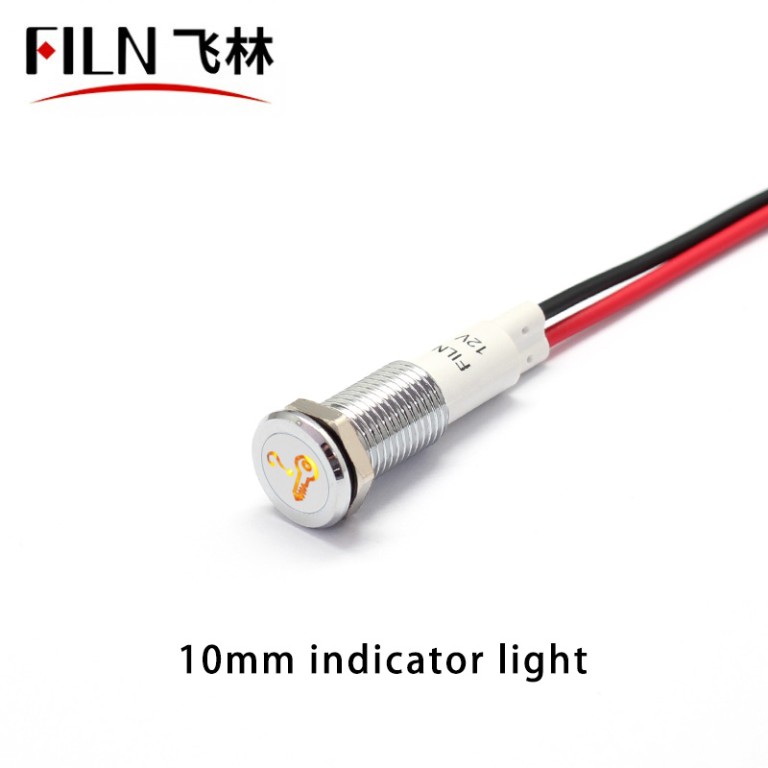The Key Is Not In The Car LED The Key Is Not In The Car Indicator Light IP67 Yellow LED Lamp Beads