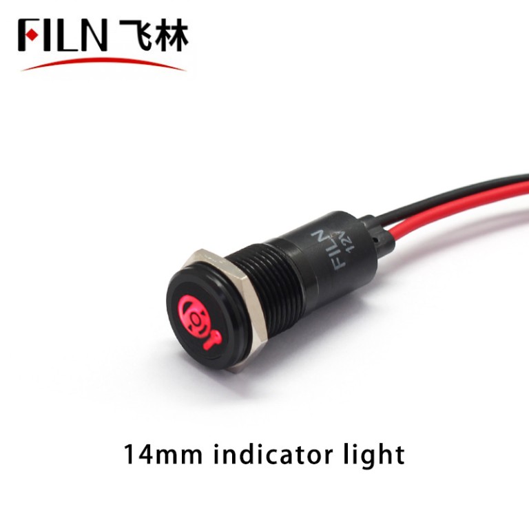 Luz indicadora de alarma de bloqueo de dirección IP67 Cuentas de lámpara LED importadas rojas
