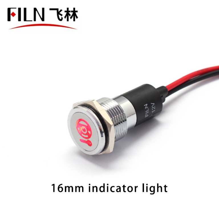 steering lock alarm LED Steering Lock Alarm Indicator Light IP67 Imported LED Lamp Beads Red