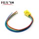 Push Button Wire Connector 4 Wires in-line Wiring Cable Socket Adapter for 16 mm Switch