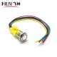 Push Button Wire Connector 4 Wires in-line Wiring Cable Socket Adapter for 16 mm Switch