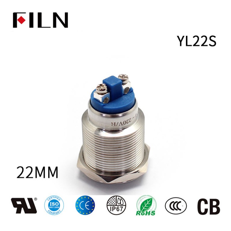 led-metal-buzzer 22mm LED Metal 12V Buzzer Warning Indicator Ring Lights