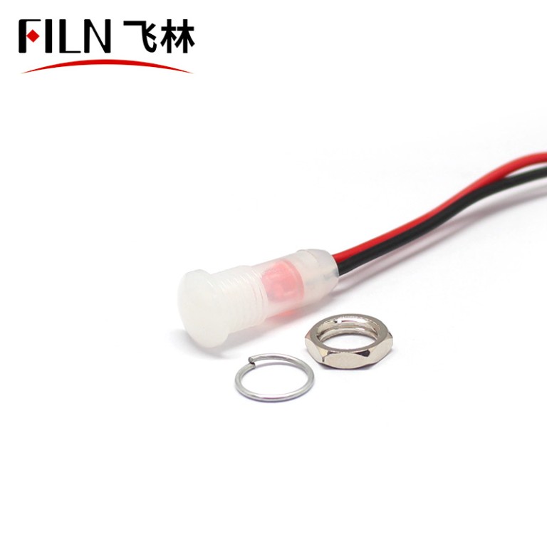led panel indicator lights 8mm 8MM LED Panel Indicator Lights Plastic LED Indication Light