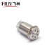 Metal Buzzer AC24-220V Flat Round Honeycomb High Quality Illuminated Stainless Steel 19mm