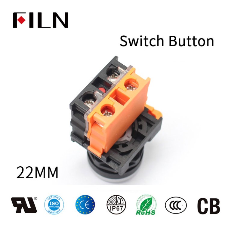 22-Plastic-Button Plastic Switch Button Momentary Or Latching Lens Illuminated
