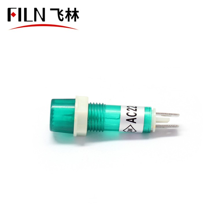 led indicator lights LED Indicator Light Price 10MM Plastic Base Green Color Waterproof