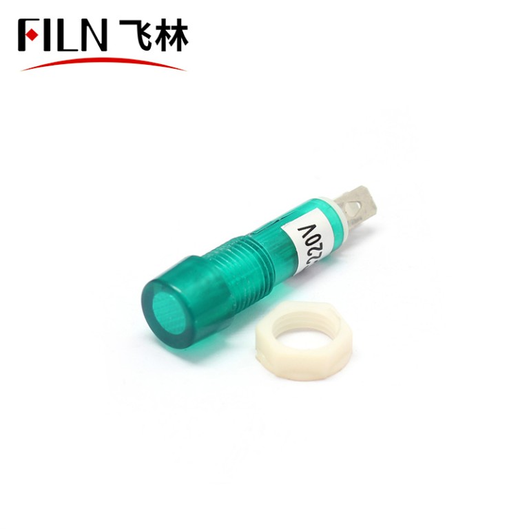 led indicator bulb LED Indicator Light Price 10MM Plastic Base Green Color Waterproof