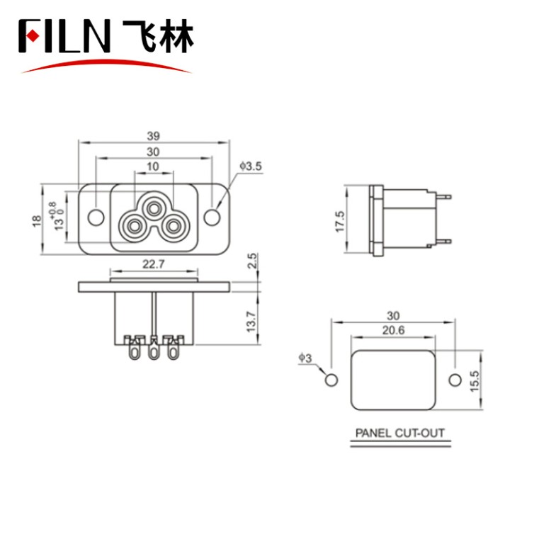 Male Female Connector Types 250V AC Socket Manufacturers Direct Selling