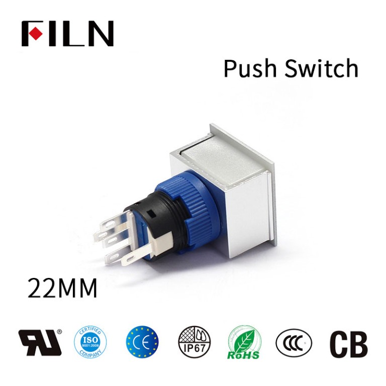 push button lighting Push Button Lighting With Terminal Pins LED Blue Momentary 12V 220V