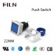 Push Button Lighting With Terminal Pins LED Blue Momentary 12V 220V