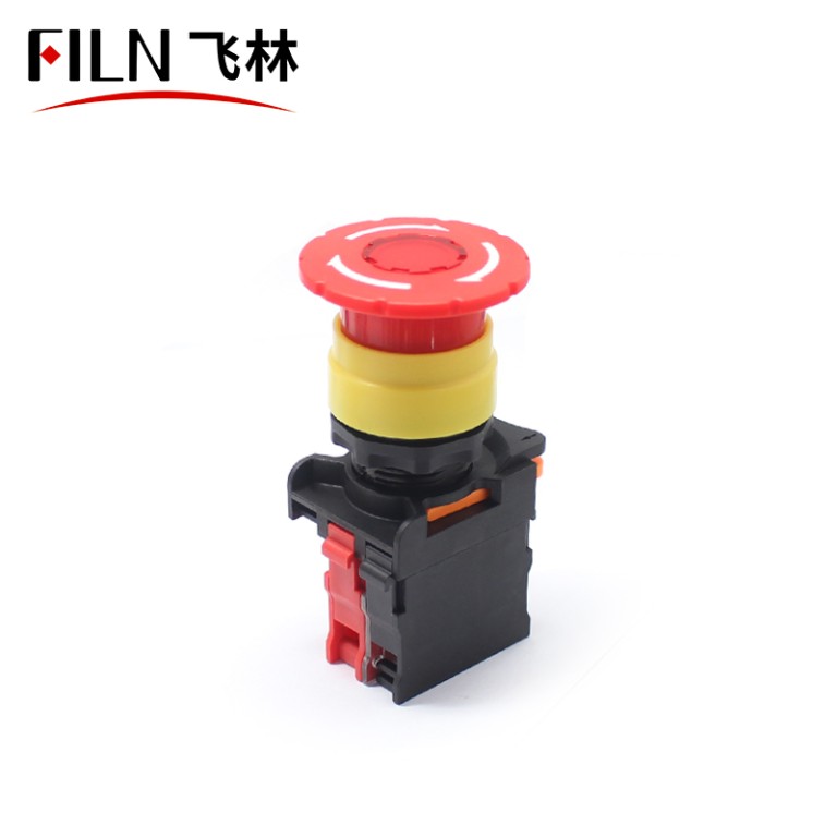 Emergency Stop 22mm Button Switches Red Mushroom Equipment Lift Switch