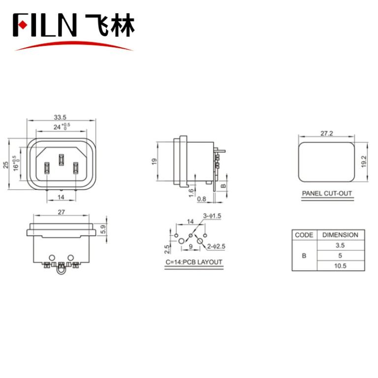 Installing Electrical Installing Electrical Outlet Computer Socket Black 3 Pins